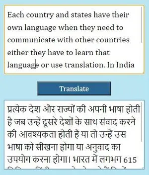 Translate English to Hindi - Free English to Hindi Converter